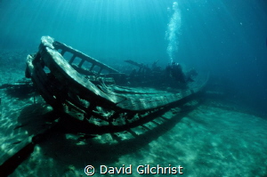 Wreck of the 'Alice G', Fathom Five National Marine Park,... by David Gilchrist 